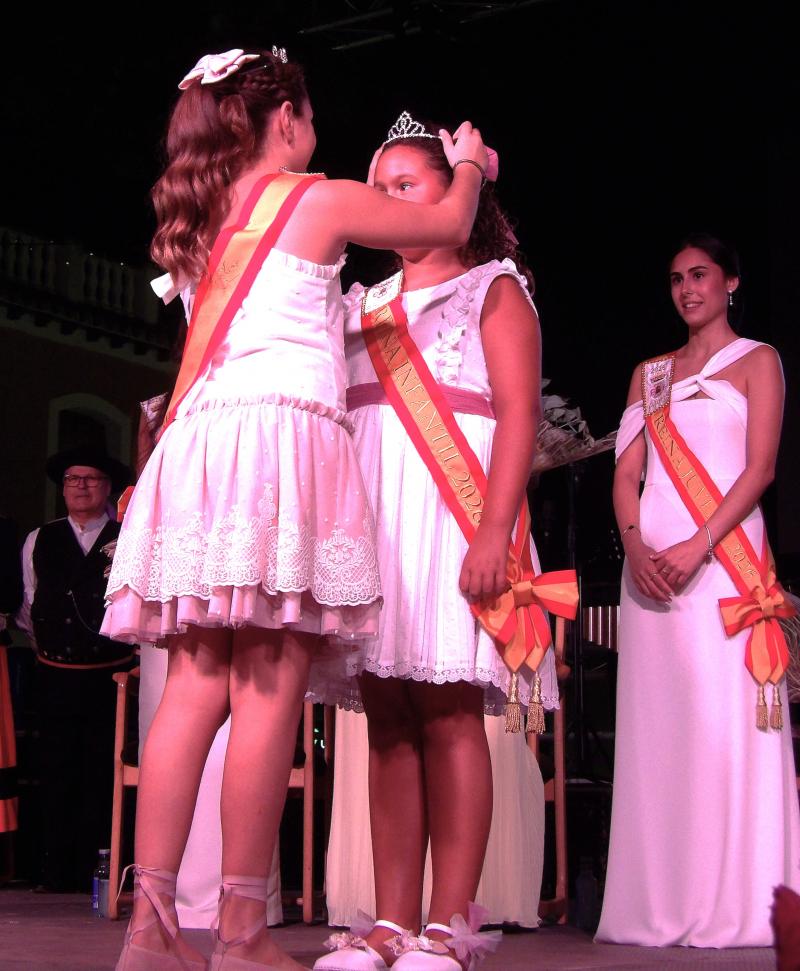 María Pedrero Susmozas fue coronada Reina Infantil.