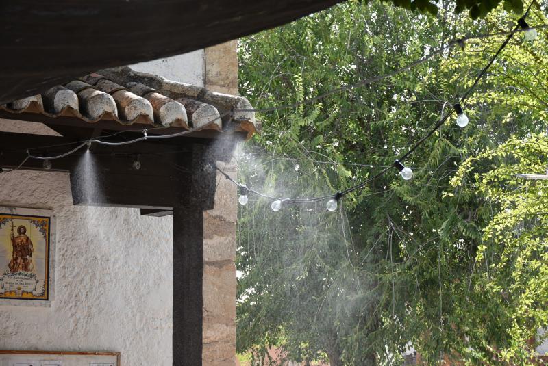 Nebulizador para refrescar el ambiente 