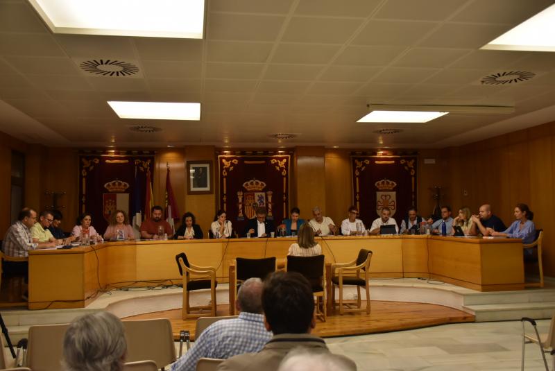 Durante el pleno