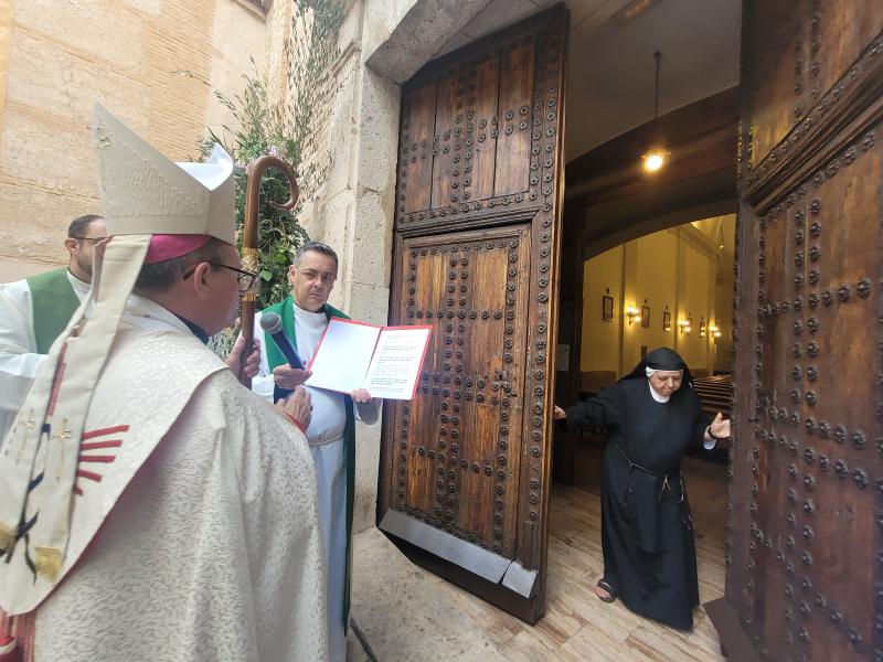 Rito solemne de apertura del templo jubilar.