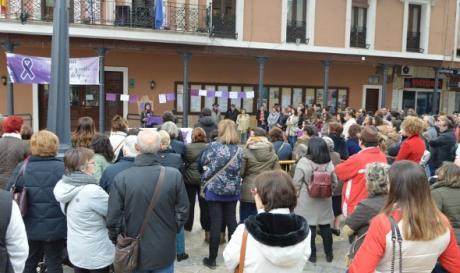 Huelga general feminista en la Plaza de España