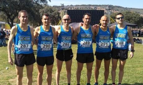 El equipo del Saturno que disputó el nacional de cross