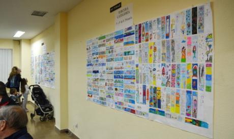 Exposición de marcapáginas en 2018