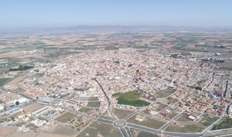 Imagen aérea de Daimiel
