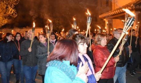 Inicio del Vía Crucis de las Antorchas