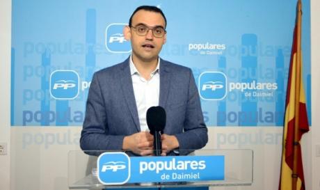 Jesús David Sánchez de Pablo, este miércoles en la sede del PP