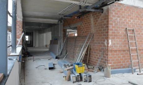 Obras en el colegio San Isidro