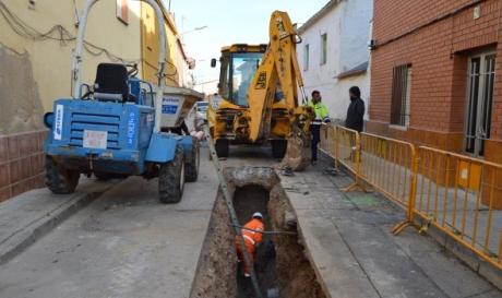 Obras en la calle Molino Poveda