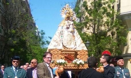 Procesión en 2016 (foto: cofrades de Daimiel)