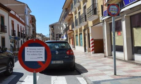 Señalización en la calle Alfonso XII