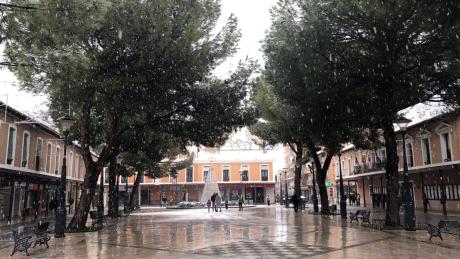 Plaza España_nieve_navidad