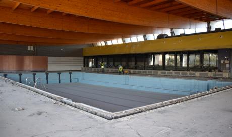 Obras en la Piscina Climatizada