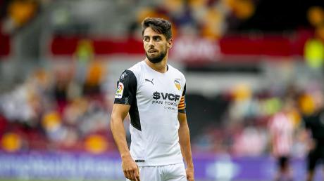 Rubén Sobrino en el partido Valencia CF- Brentford. Imagen del Valencia CF.