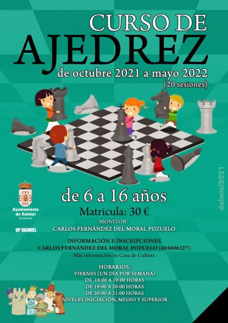 Curso de ajedrez - Cartel