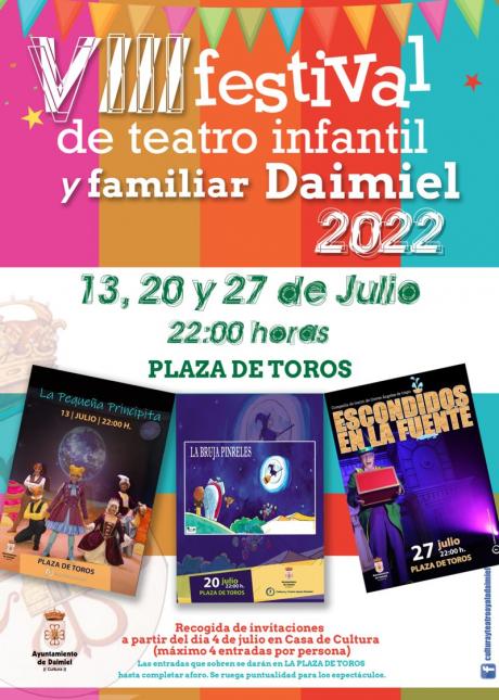 VIII Festival de teatro infantil y familiar 2022 - Cartel
