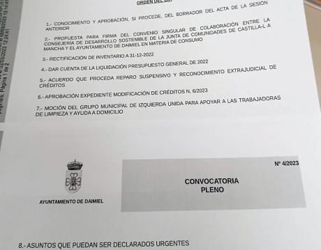 convocatoria pleno marzo 2023