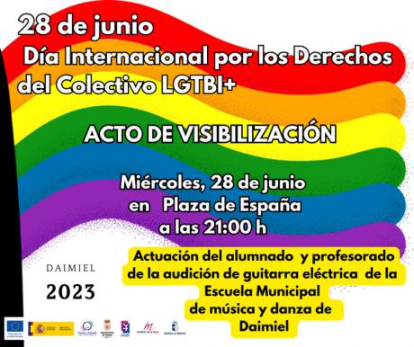 Acto lgtbi+ cartel