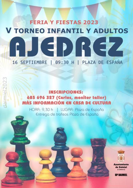 Cartel torneo de ajedrez