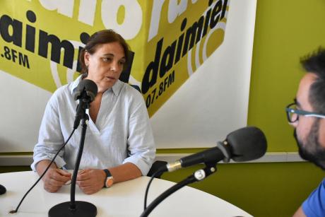 Teresa Ortega en Radio Daimiel.