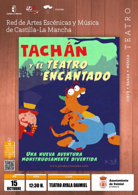Cartel teatro infantil - Tachan y el teatro encantado