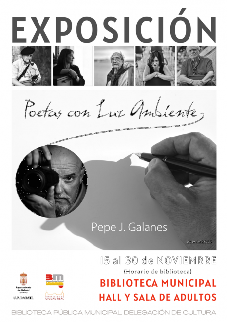 Exposicion poetas con luz ambiente - Cartel