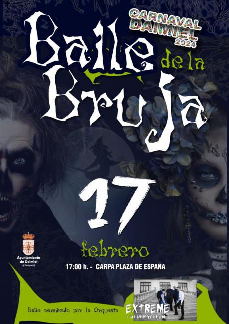 Cartel baile de la bruja 2024