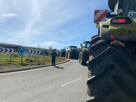 Concentración agraria 21F. Foto ASAJA