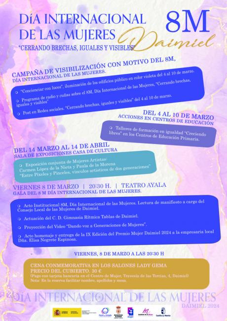 8M 2024 - Cartel de actividades