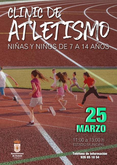Cartel clinic atletismo