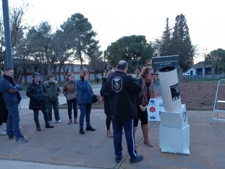 Durante una de las observaciones de ADA (imagen de sus redes sociales)