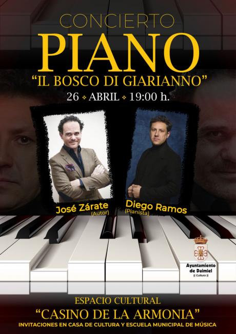 Cartel concierto piano