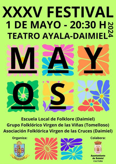 Cartel festival de mayos 2024