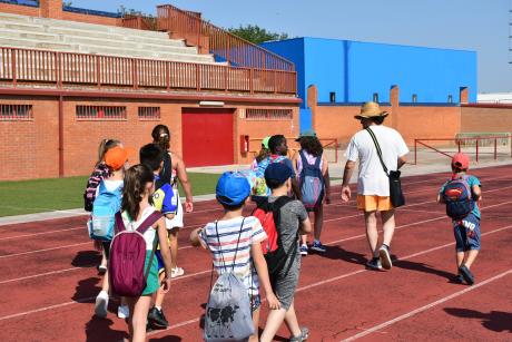 Participantes actividades deportivas. Archivo