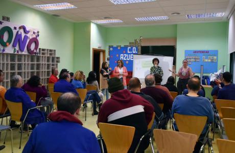 Durante la formación en el Centro Azuer 