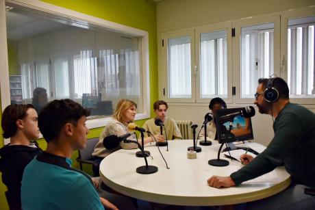 Visita a Radio Daimiel 