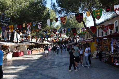 El Mercado Medieval el viernes en su inauguración (archivo 2024)