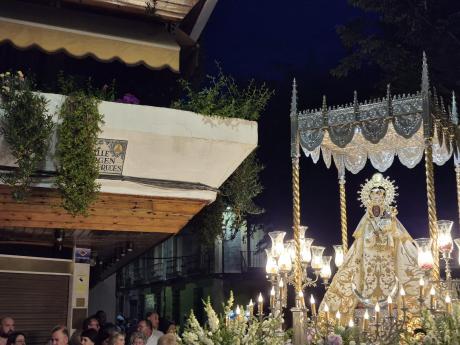 Procesión de la Virgen de las Cruces.