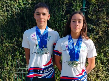 Roncero y García Capellana se colgaron medallas
