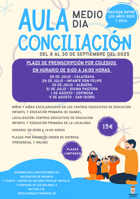 Cartel aula mediodia