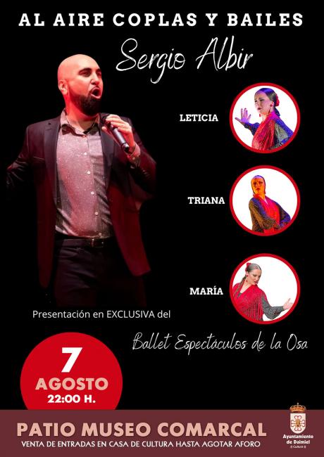 Cartel Al Aire baile y coplas