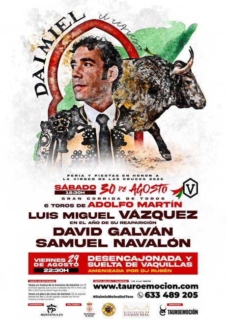 Cartel toros 2025