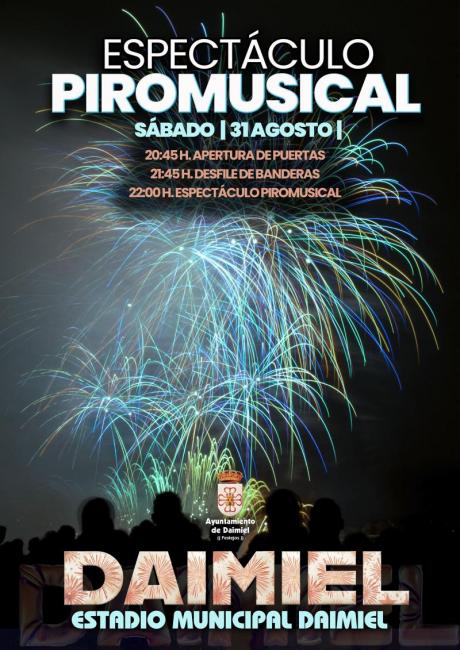Espectáculo piromusical 2025