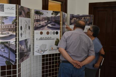 Exposición proyectos plaza de España
