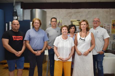 Visita de Ana Carmona a Daimiel Televisión