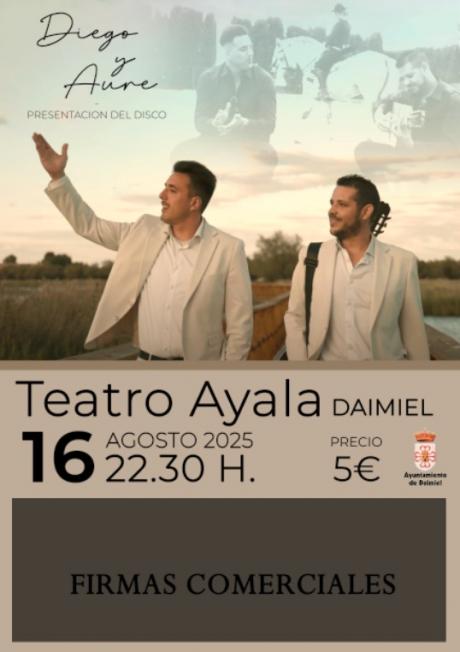 Diego y Aure. Cartel