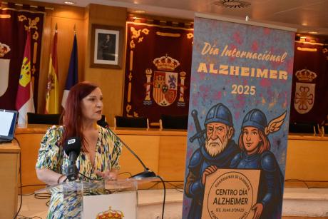 Mar Carrasco durante el acto por el Día del Alzheimer