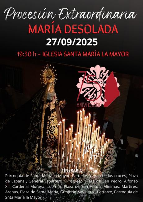 Procesión extraordinaria de María Desolada