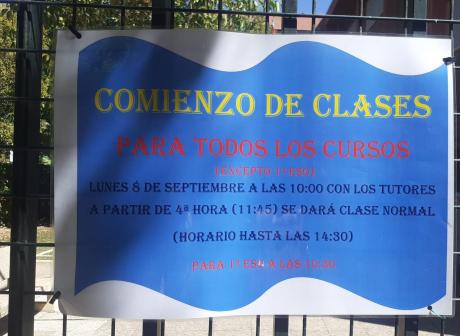 Inicio del curso 2025/2026