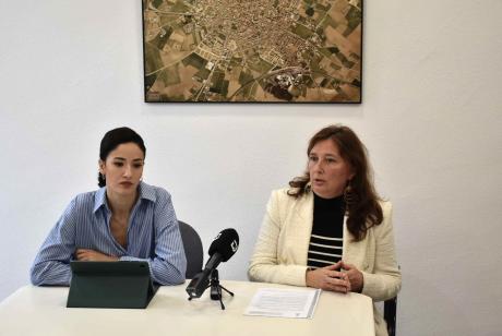 Lourdes Rodríguez de Guzmán y Belén Bercebal, hoy jueves