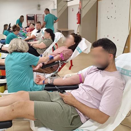 Donantes de sangre en Daimiel. Junio de 2025